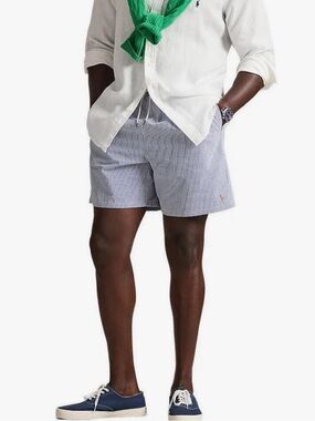 Men’s Ralph Lauren Seersucker Swim Shorts Size M